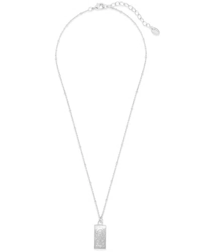 Sterling Forever The Empress Tarot Card Necklace