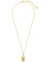 Sterling Forever The Magician Tarot Card Necklace In Gold