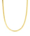 Sterling Forever Thin Herringbone Chain In Gold
