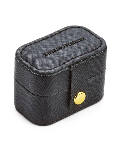 Sterling Forever Travel Ring Case In Black