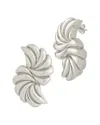 Sterling Forever Twisted Croissant Studs
