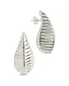 Sterling Forever Vale Textured Stud Earrings