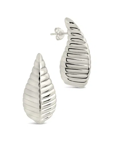STERLING FOREVER STERLING FOREVER VALE TEXTURED STUD EARRINGS