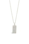 Sterling Forever Cz Vaylen Pendant Necklace In Silver
