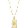 Sterling Forever Wheel Of Fortune Pendant Necklace In Gold