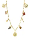 STERLING FOREVER WOMEN'S 14K GOLDPLATED & MULTI CHARM NECKLACE