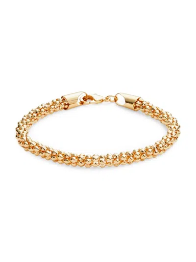 Sterling Forever Women's 14k Goldplated Chain Bracelet In Brass
