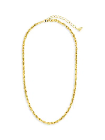 Sterling Forever Women's Alex 14k Goldplated Chain Necklace In Brass