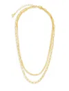 STERLING FOREVER WOMEN'S BRINLEY 14K GOLDPLATED LAYERED CHAIN NECKLACE