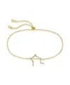 Sterling Forever Women's Libra Constellation Bracelet In Libra Gold-plated