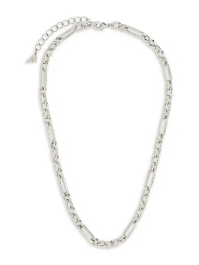 Sterling Forever Women's Double Link Oval Chain Necklace/16" In Silvertone