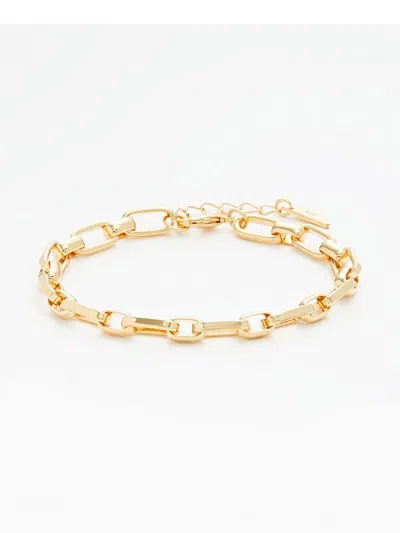 Sterling Forever Women's Isla Chain Link Bracelet In Goldtone