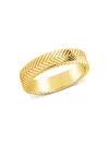 STERLING FOREVER WOMEN'S JEANNE HERRINGBONE BAND RING