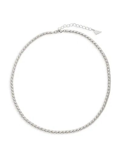 Sterling Forever Women's Larissa Chain Necklace In Silvertone
