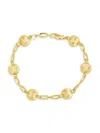 Sterling Forever Raffaella Bracelet In Goldtone
