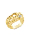 Sterling Forever Women's Sasha Cubic Zirconia Ring In Gold