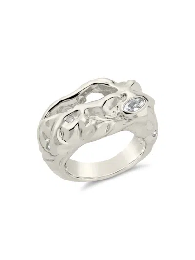 Sterling Forever Women's Sasha Cubic Zirconia Ring In Silver