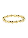Sterling Forever Women's Summer Beaded Bracelet In Gold