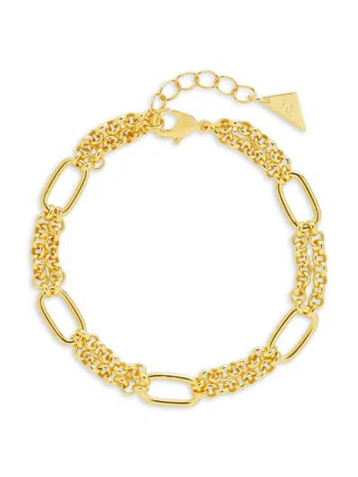 Sterling Forever Zenni Bracelet In Goldtone