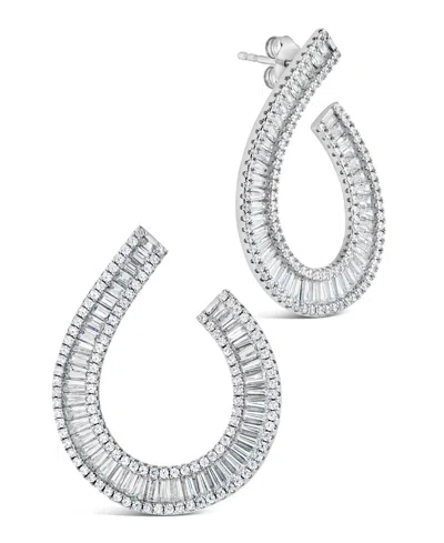 STERLING FOREVER YASMIN CUBIC ZIRCONIA STATEMENT DROP EARRINGS