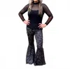 Sterling Kreek Boot Scootin Flare Pants In Black In Black