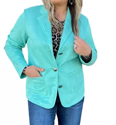 Sterling Kreek Denali River Jacket In Turquoise In Blue