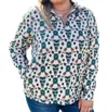 Sterling Kreek Eastern Tribal Pullover In Multi In White
