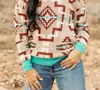 Sterling Kreek Follow Me Sweater In Multi