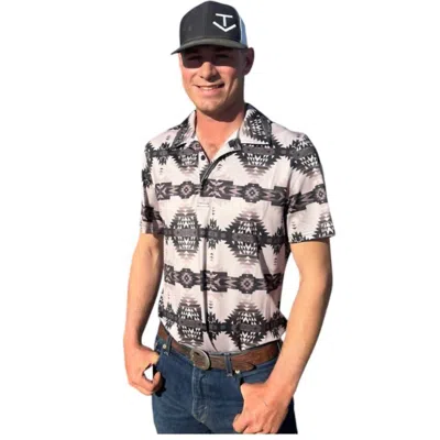 Sterling Kreek Maui Island Polo Shirt In White In Black