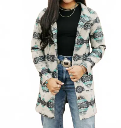 Sterling Kreek Maui Mountain Jacket In Multi In Gray