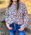 Sterling Kreek Meet Me At The Mesa Button Up Shirt In Multi