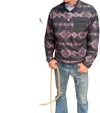 Sterling Kreek Men's Hard To Forget Pullover In Black In Multi