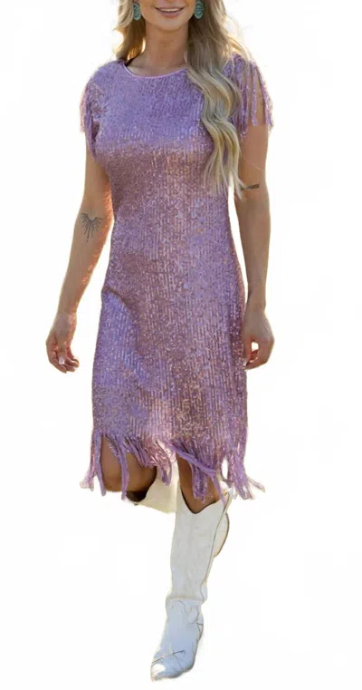 Sterling Kreek Night Life Dress In Lilac In Purple