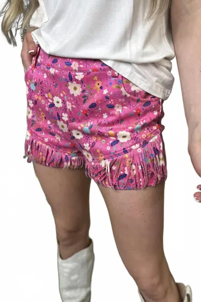 Sterling Kreek Pioneertown Shorts In Pink In Multi