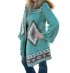 Sterling Kreek Rio Knit Cardigan In Turquoise In Green
