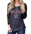 Sterling Kreek Sagebrush Haven Top In Black In Black