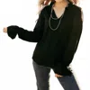 Sterling Kreek Saturday Night Top In Black In Black