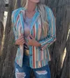 Sterling Kreek Serape Lights Blazer In Multi