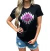 Sterling Kreek Take Me Away Sequin Tee In Black In Black
