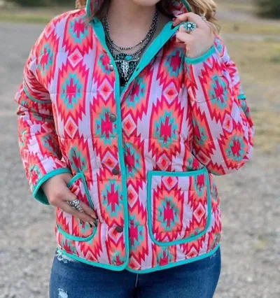 Sterling Kreek The Brynella Jacket In Pink