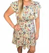 Sterling Kreek Where Love Grows Dress In Off-white In Multi