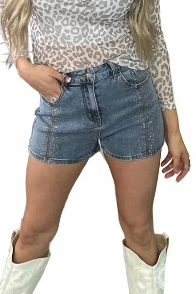 Sterling Kreek Women's Diamond In The South Shorts In Blue