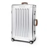 Sterling Pacific 4 Wheel Aluminum Xl Checked Suitcase, 90l