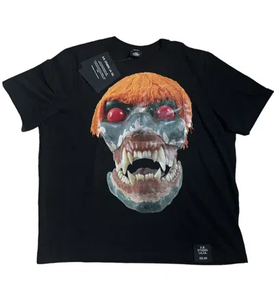 Pre-owned Sterling Ruby Orange Haired Green Skull 1 Of 50 S.r. Studios In Black