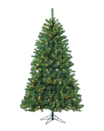 Sterling Tree Company 7ft Pre-lit Montana Pine In Green