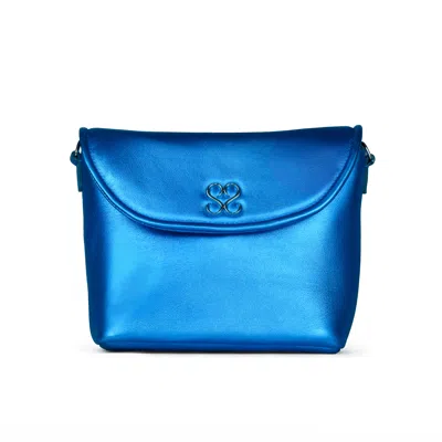 Stessa By Sarah Women's The Avalyn Clutch In Ocean Blue