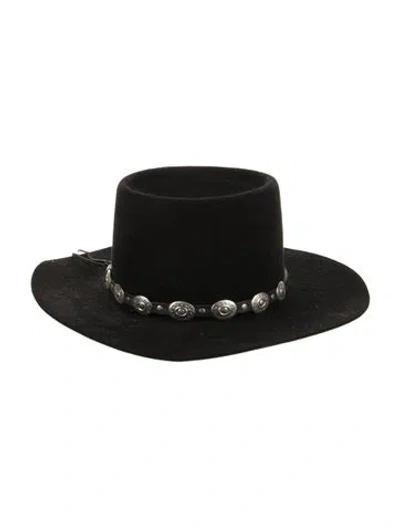 Pre-owned Stetson 4x Beaver Felt Hat In Black