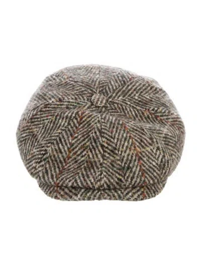 Pre-owned Stetson Brown Wool  Newsboy Cap