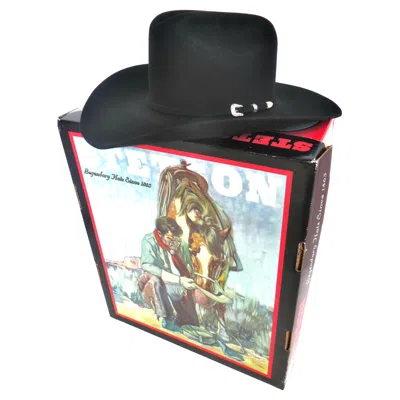 Pre-owned Stetson Classic Western Lariat Style Cowgirl / Cowboy Hat By Iconic  Hat Co Texas In Black