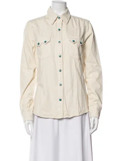 Pre-owned Stetson Denim Jacket W/ Tags In Neutrals